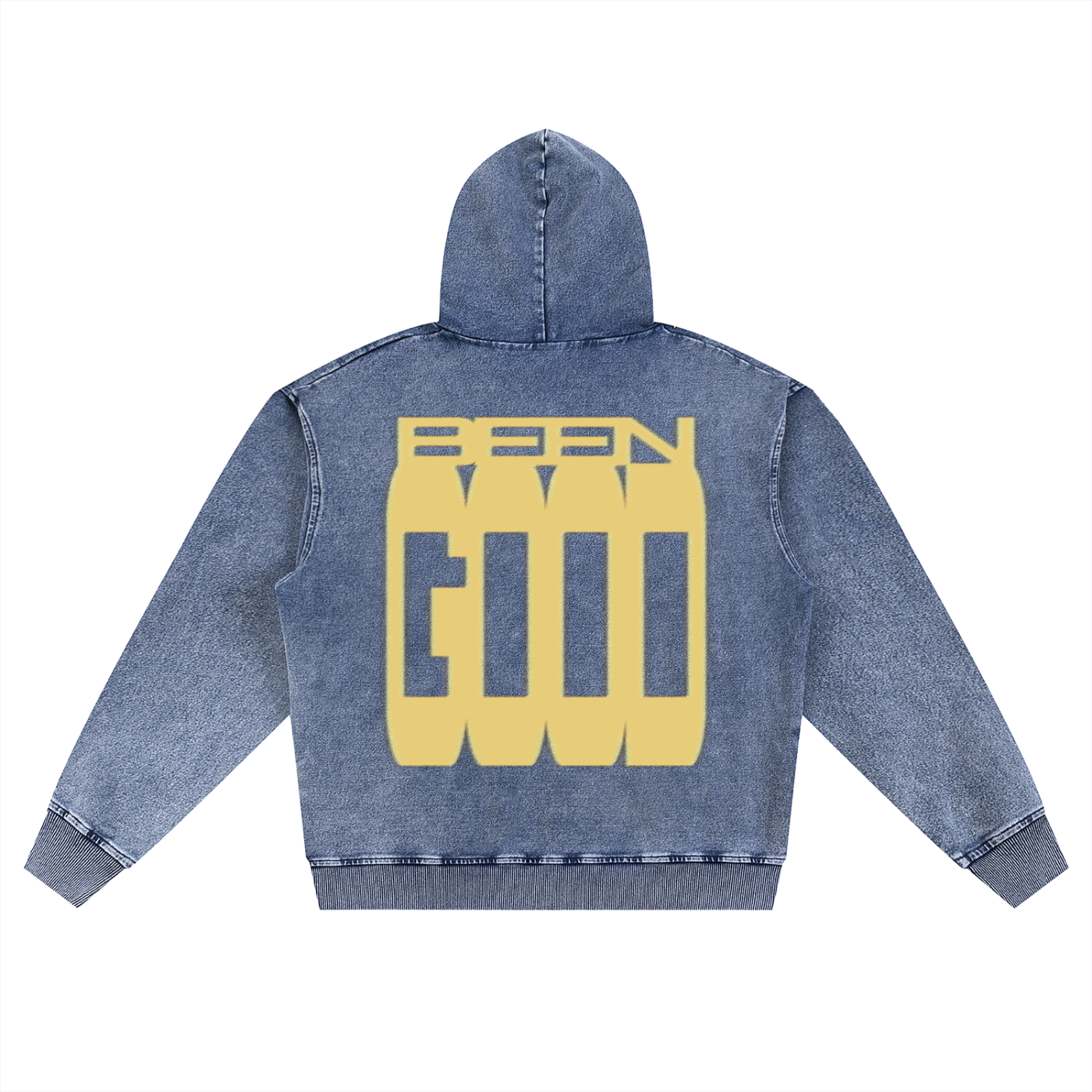 Coat,Denim,Black,Blue,Zip Up,Heavyweight,Baggy