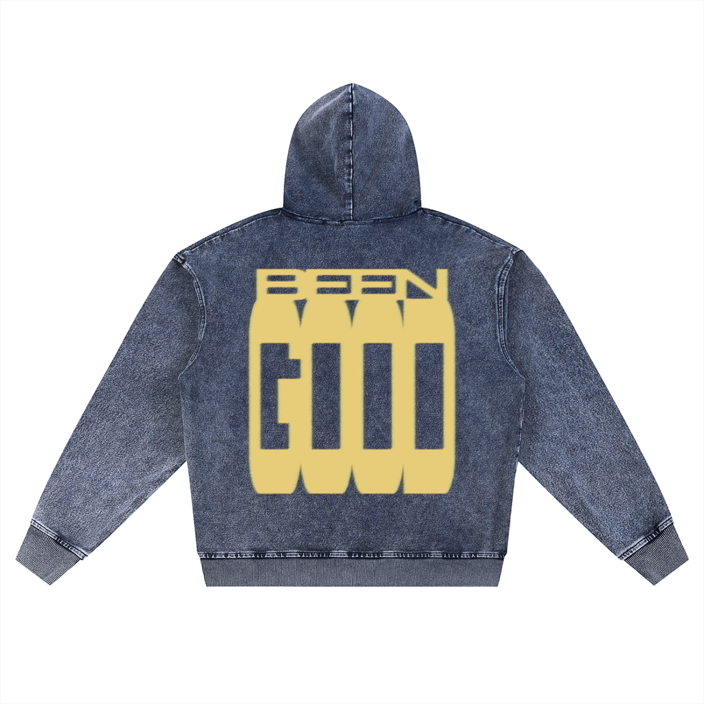Coat,Denim,Black,Blue,Zip Up,Heavyweight,Baggy