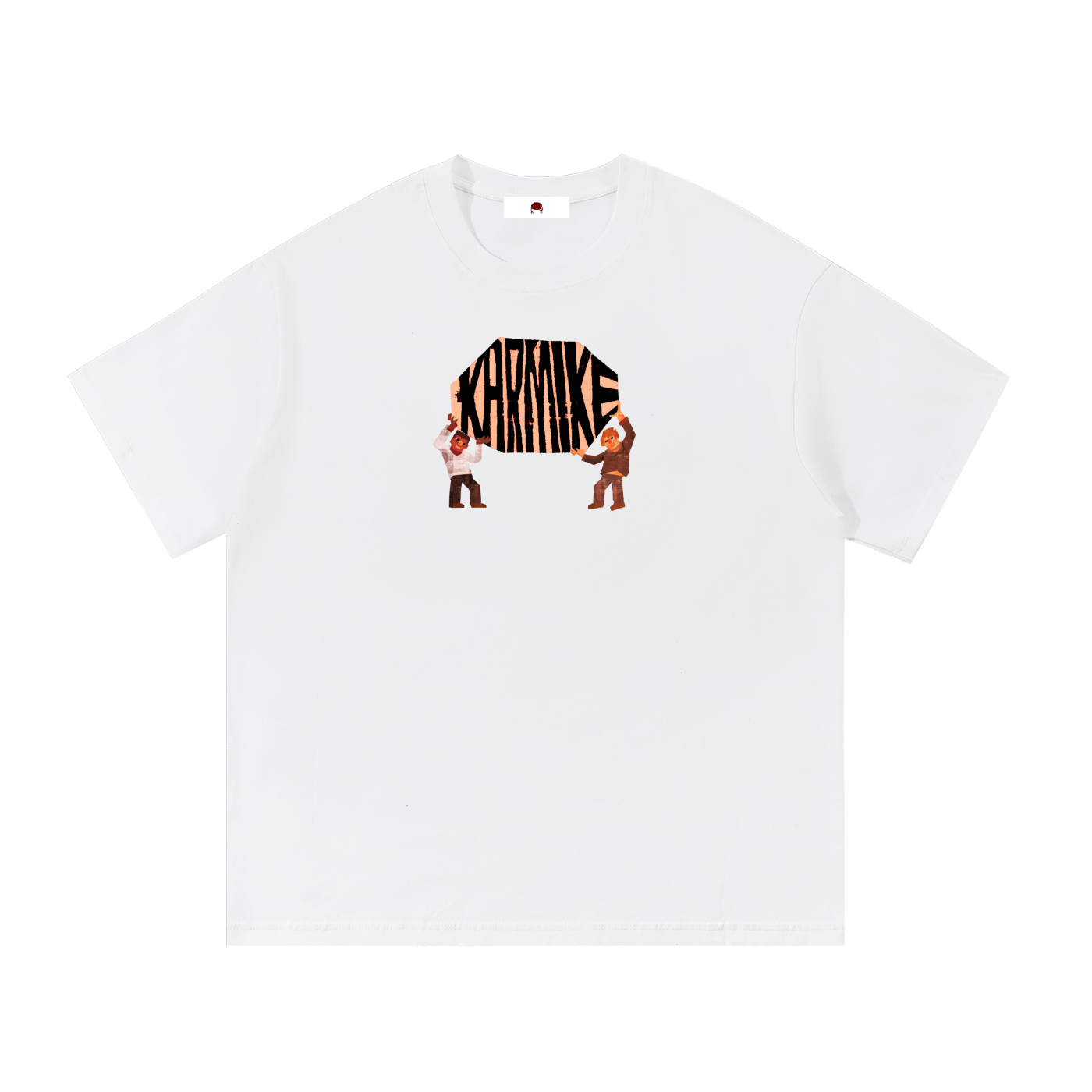 KMC,Red,White,Black,Gray,T- Shirt,Classic Fit