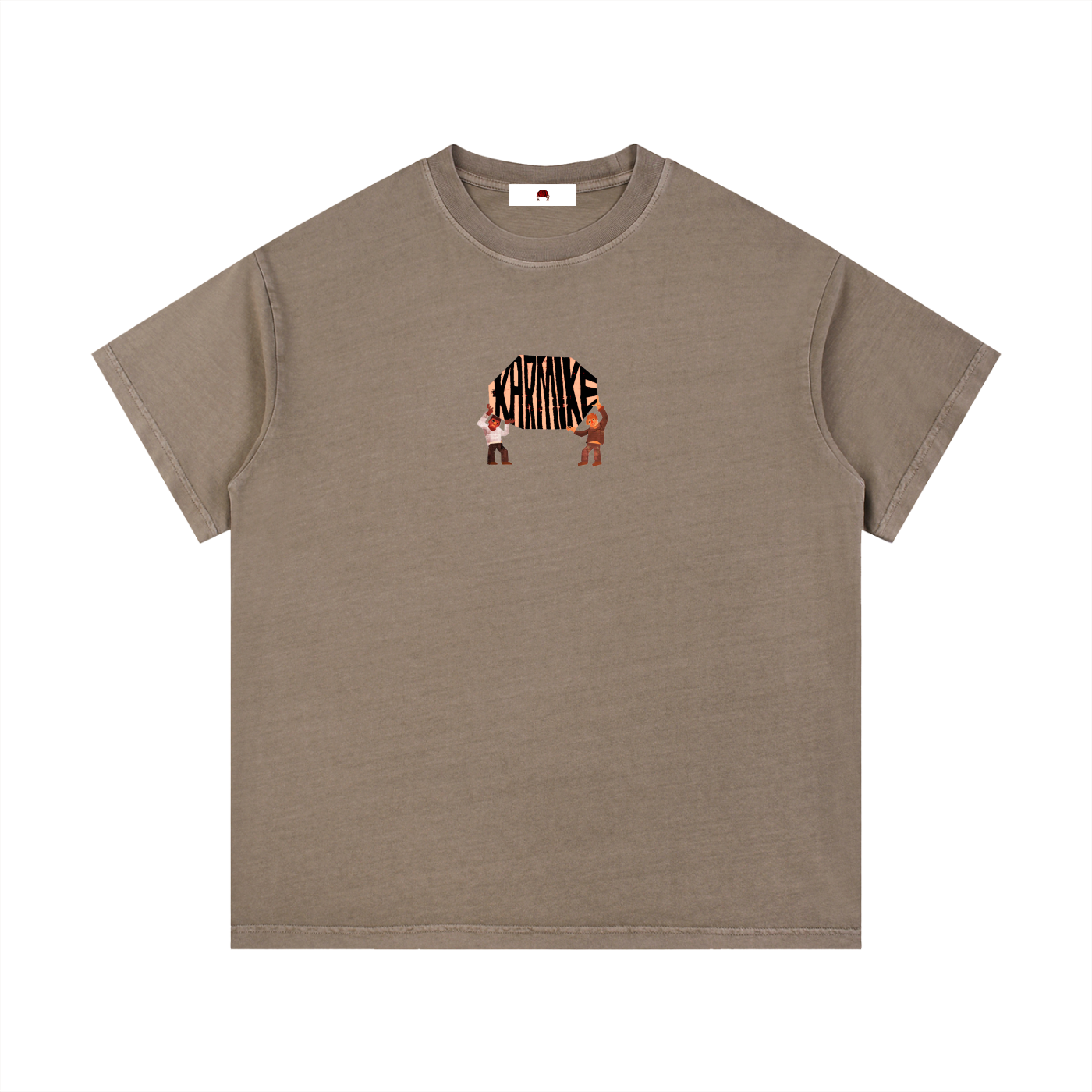 Vintage,Classic Fit,Black,Tan,Blue,T- Shirt,Lightweight