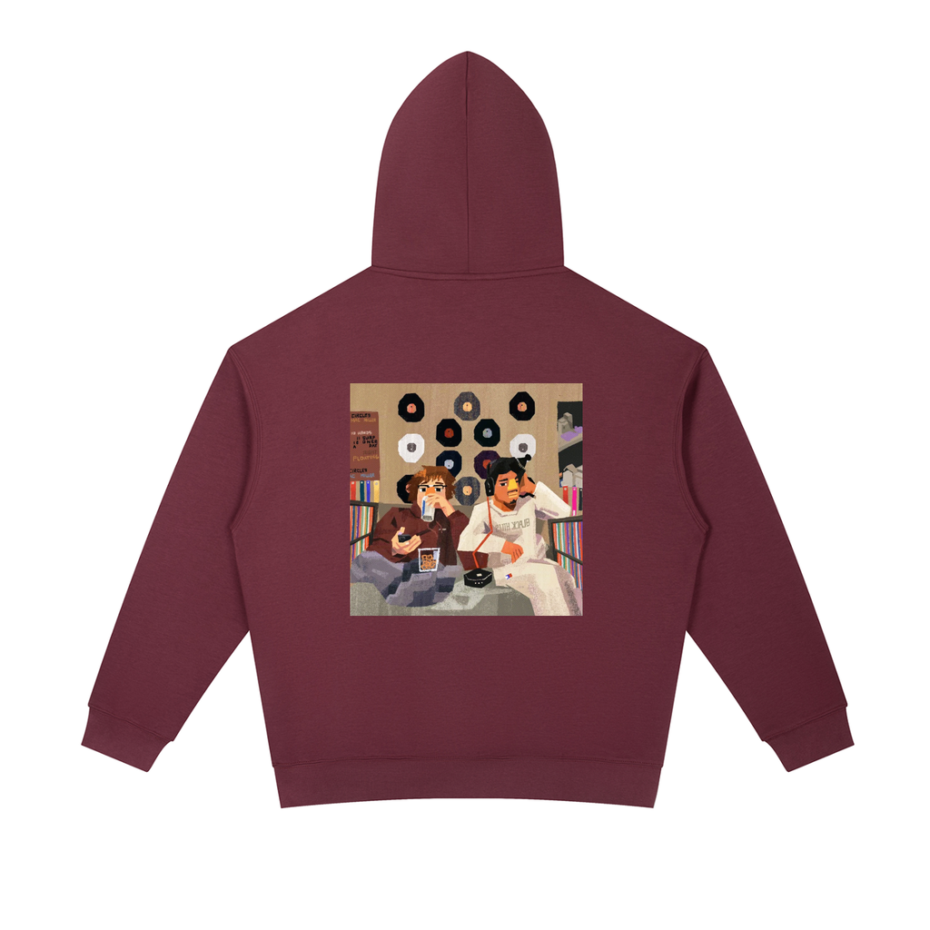 KMC,Hoodie,Heavyweight,Oversized,Baggy