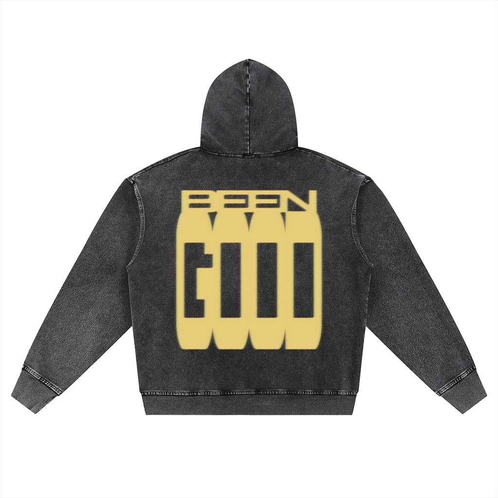 Coat,Denim,Black,Blue,Zip Up,Heavyweight,Baggy
