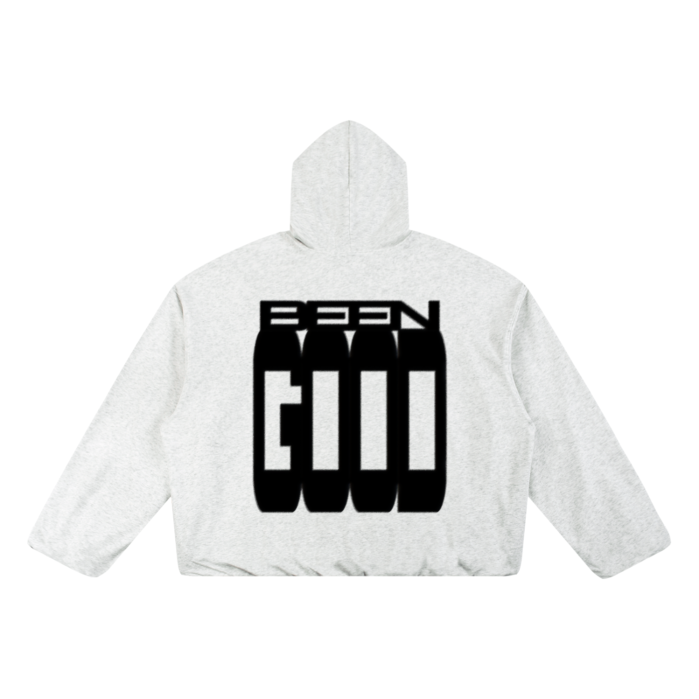 BEENGOOD,Heavyweight,Hoodie,Baggy,Gray