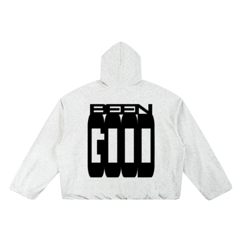 BEENGOOD,Heavyweight,Hoodie,Baggy,Gray